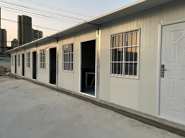 我司在咸陽活動房施工完成